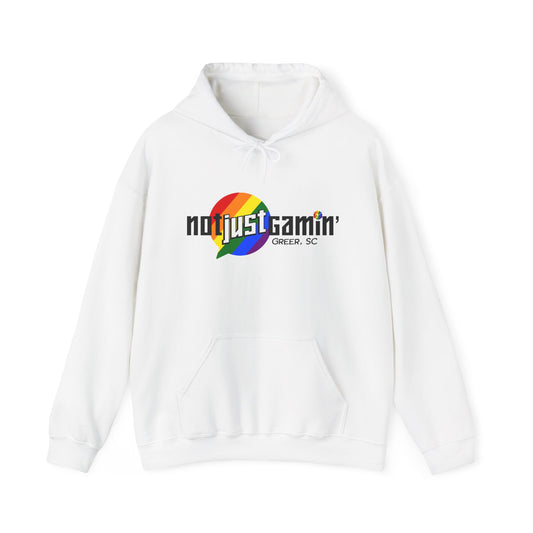 Not Just Gamin' Pride Unisex Heavy Blend™ Hooded Sweatshirt