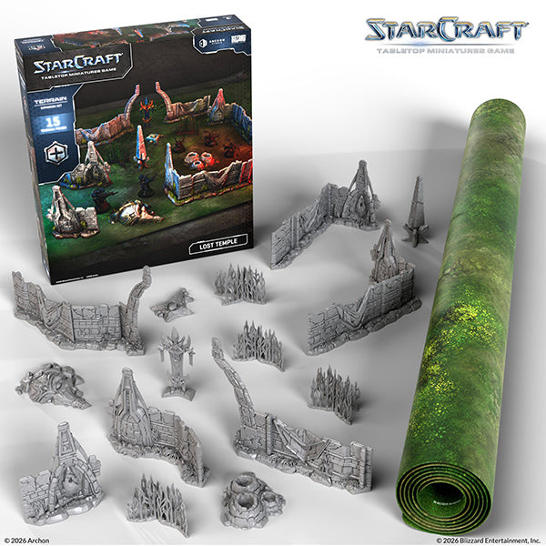 Starcraft Tabletop Miniatures Game: Lost Temple Terrain Expansion Set