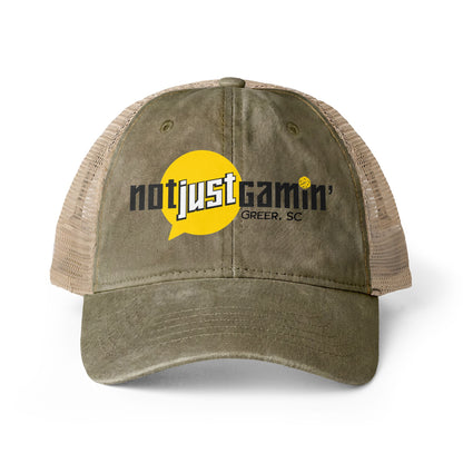 Not Just Gamin' Women's Washed Mesh-Back Cap