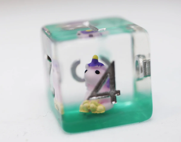 Foam Brain - Enchanting Unicorn RPG Dice Set
