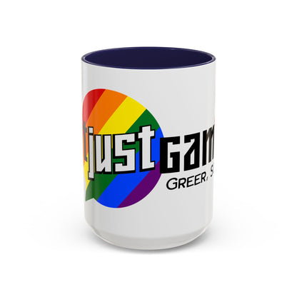 Not Just Gamin' Pride Painting Mug