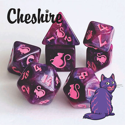 Kitty Clacks - Cheshire 7-Die Set