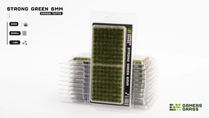 Strong Green 6mm Wild Small Tufts
