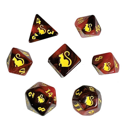 Kitty Clacks: 7-Die Set Lucipurr
