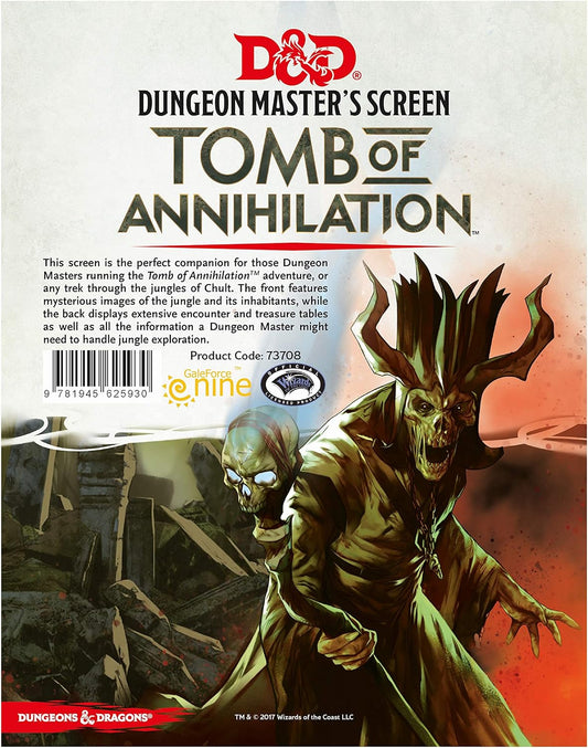 Dungeon Master’s Screen Tomb of Annihilation