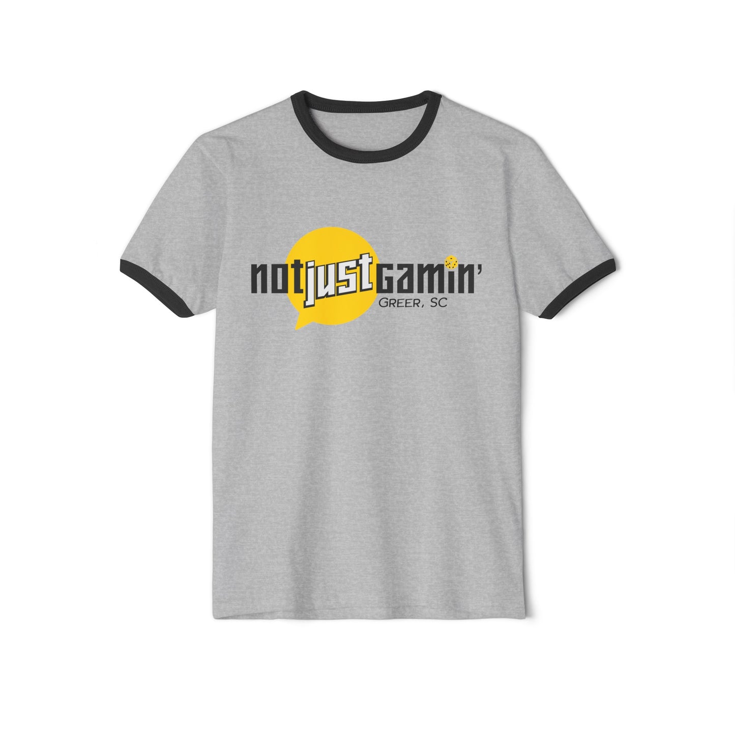 Not Just Gamin' Unisex Cotton Ringer T-Shirt