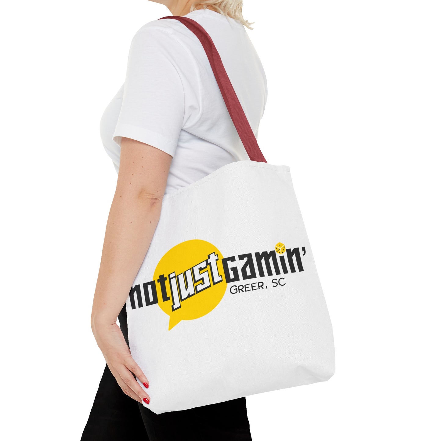 Not Just Gamin' Tote Bags