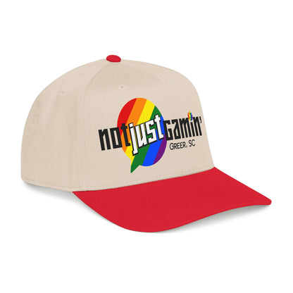 Not Just Gamín' Pride Baseball Cap