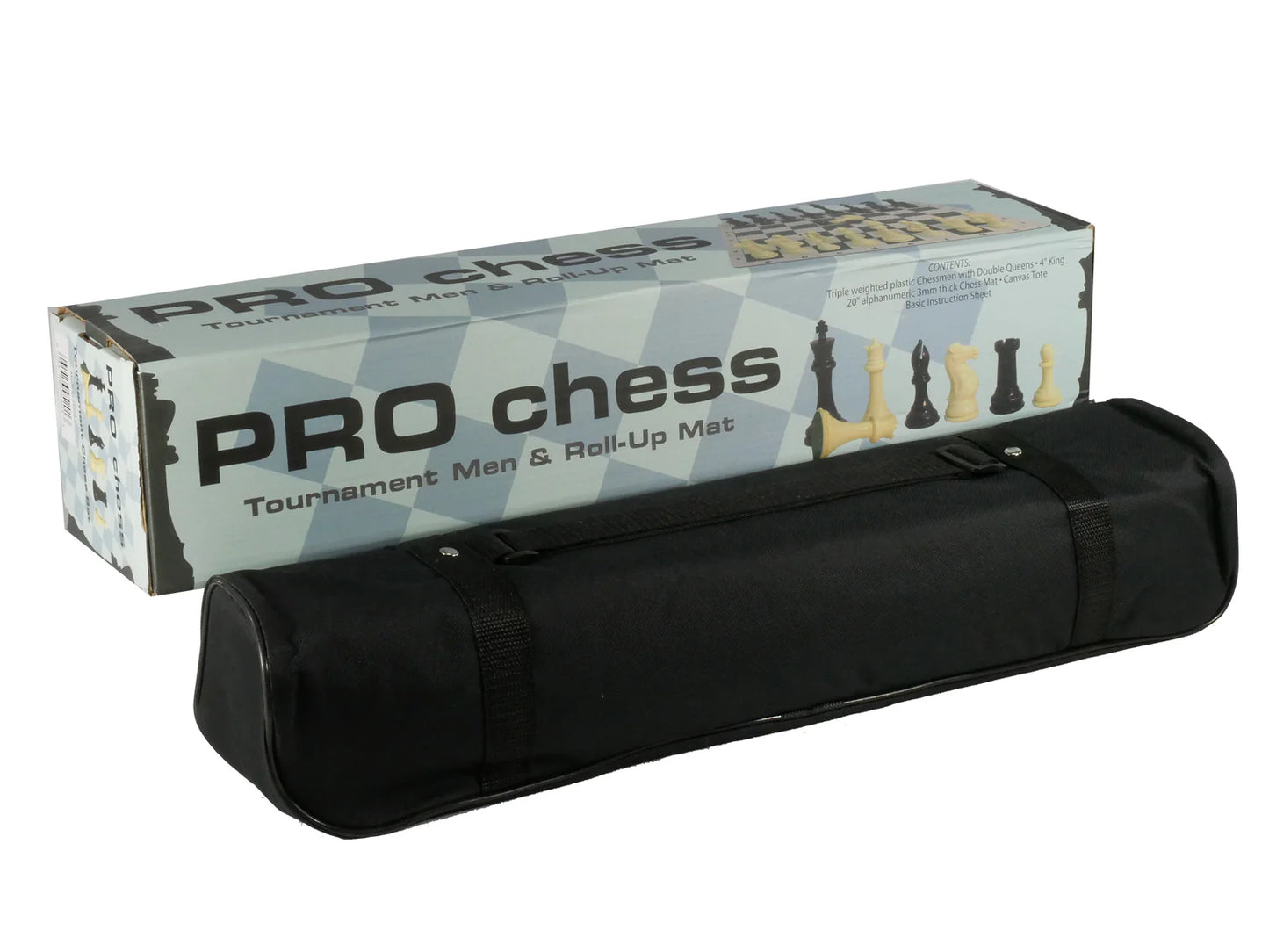 Pro Chess Tournament Set with Triple-Weight Pieces