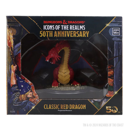 D&D: Icons of the Realms - Set 31, 50th Anniversary Classic Red Dragon