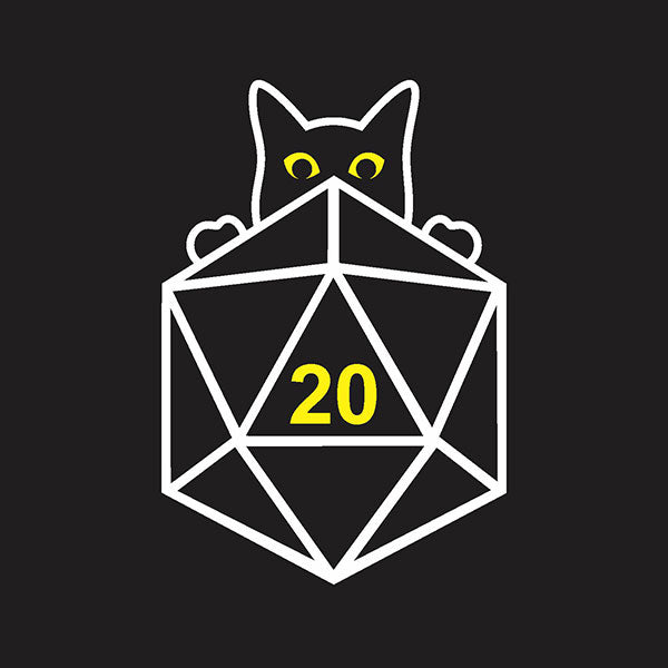 Cat d20 Dice Bag