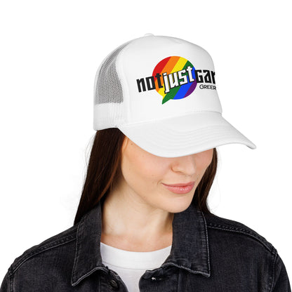 Not Just Gamin' Pride Foam Trucker Hat