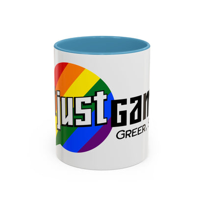 Not Just Gamin' Pride Painting Mug