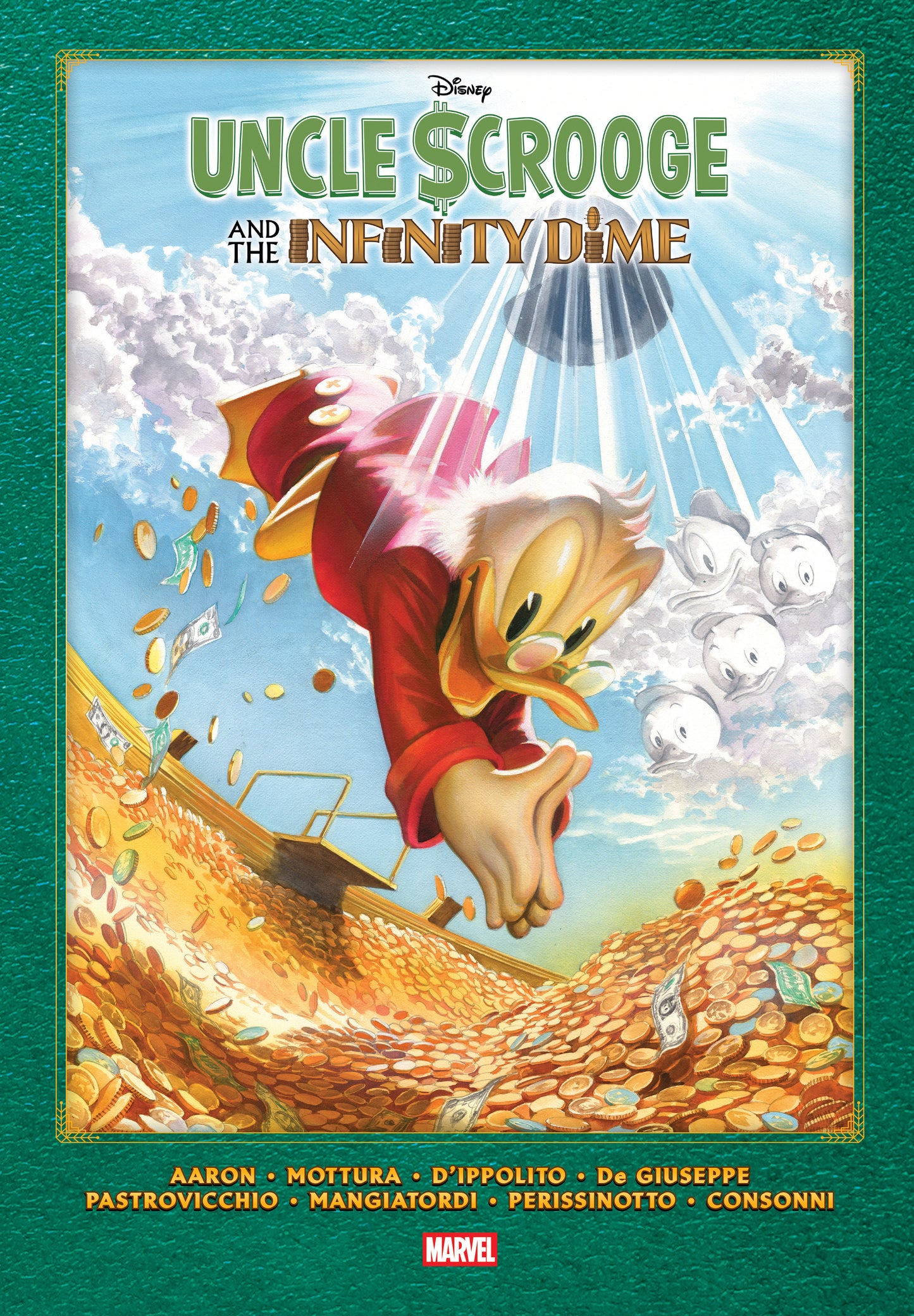 Uncle Scrooge Infinity Dime Gallery Edition Hardcover Alex Ross Cover