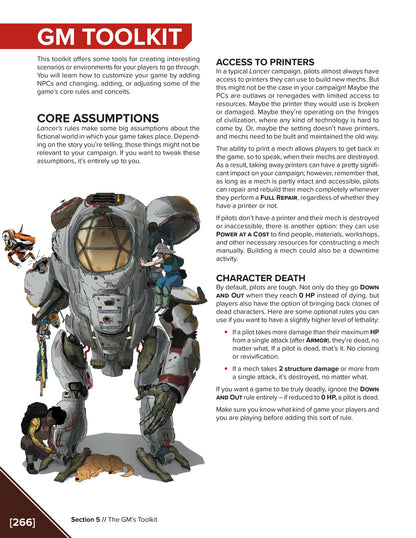 Lancer RPG: Core Rule Book