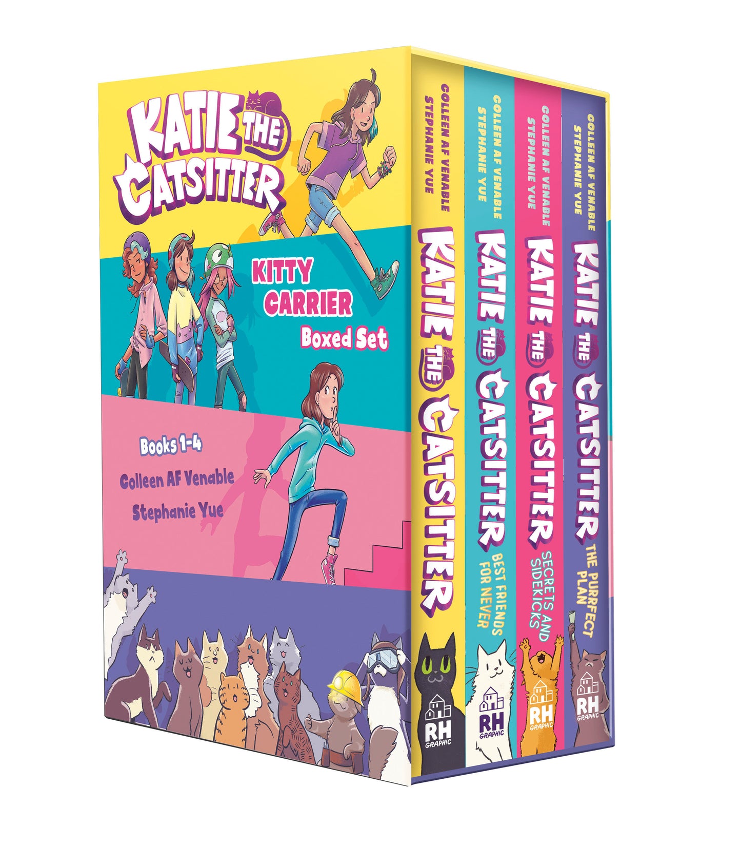 Katie The Catsitter: Kitty Carrier Box Set (Books 1 4)