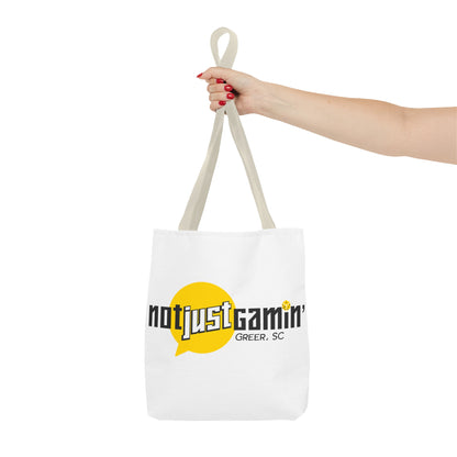 Not Just Gamin' Tote Bags