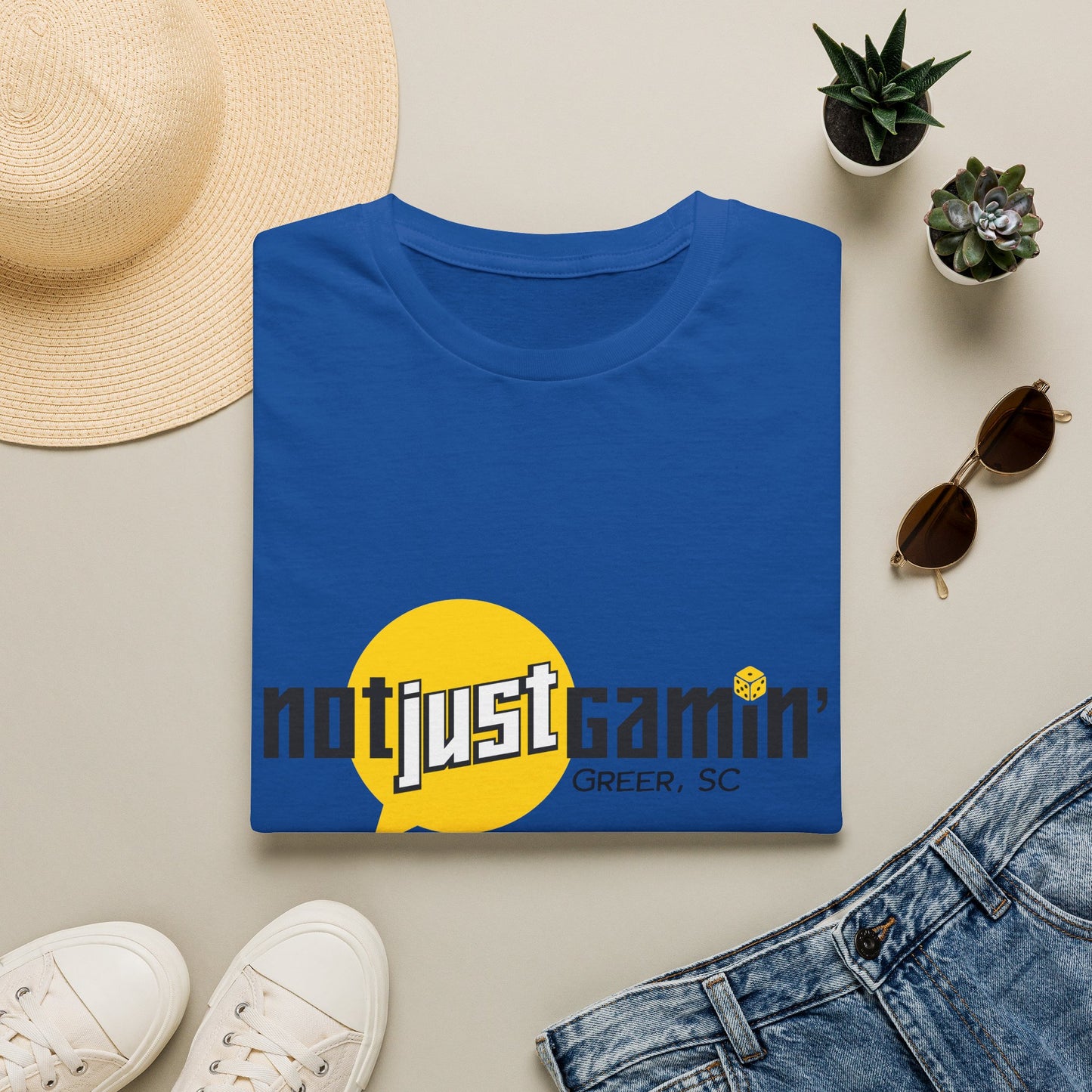 Not Just Gamin' T-Shirt — Greer, SC Retro Gaming Tee