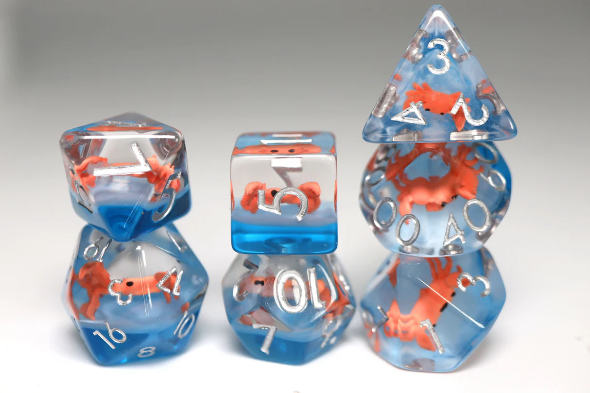 Foam Brain - Cranky Crab RPG Dice Set