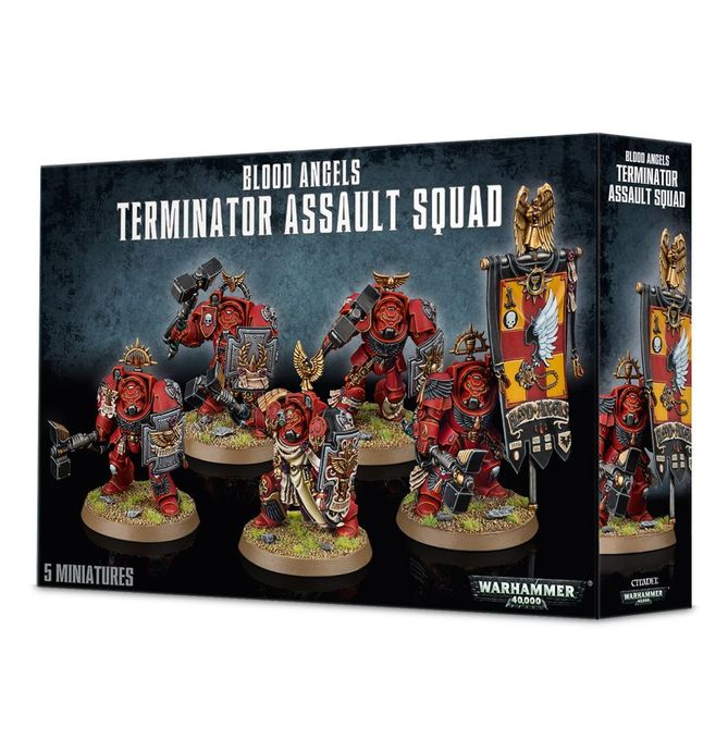 Warhammer 40K - Blood Angels, Terminator Assault Squad