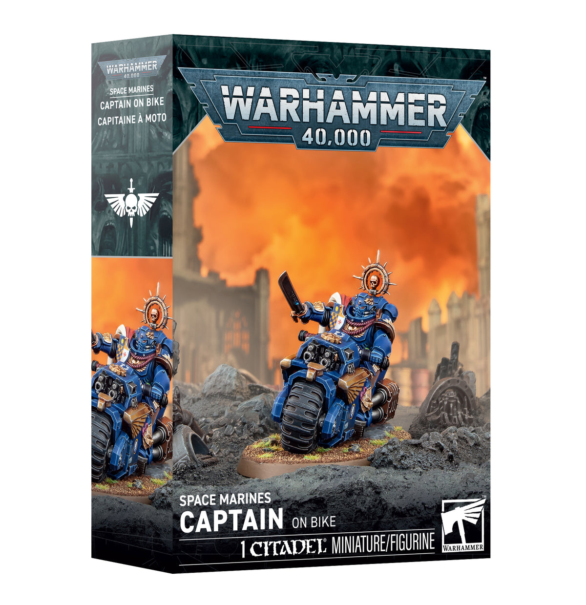 Warhammer 40K - Space Marines: Captain on Bike