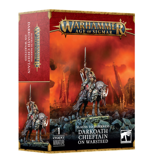 AOS - Slaves to Darkness: Darkoath Chieftan on Warsteed