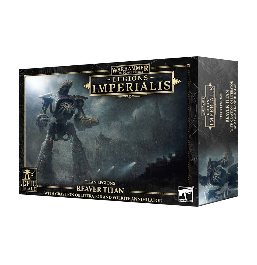 Horus Heresy - Legions Imperialis: Reaver Titan with Graviton Obliterator and Volkite Annihilator
