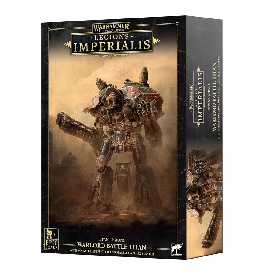 Horus Heresy - Legions Imperialis: Warlord Battle Titan with Volkite Destructor and Macro-Gatling Blaster