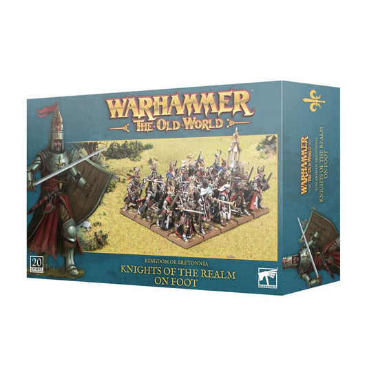 Warhammer The Old World - Bretonnia Knights Of The Realm On Foot