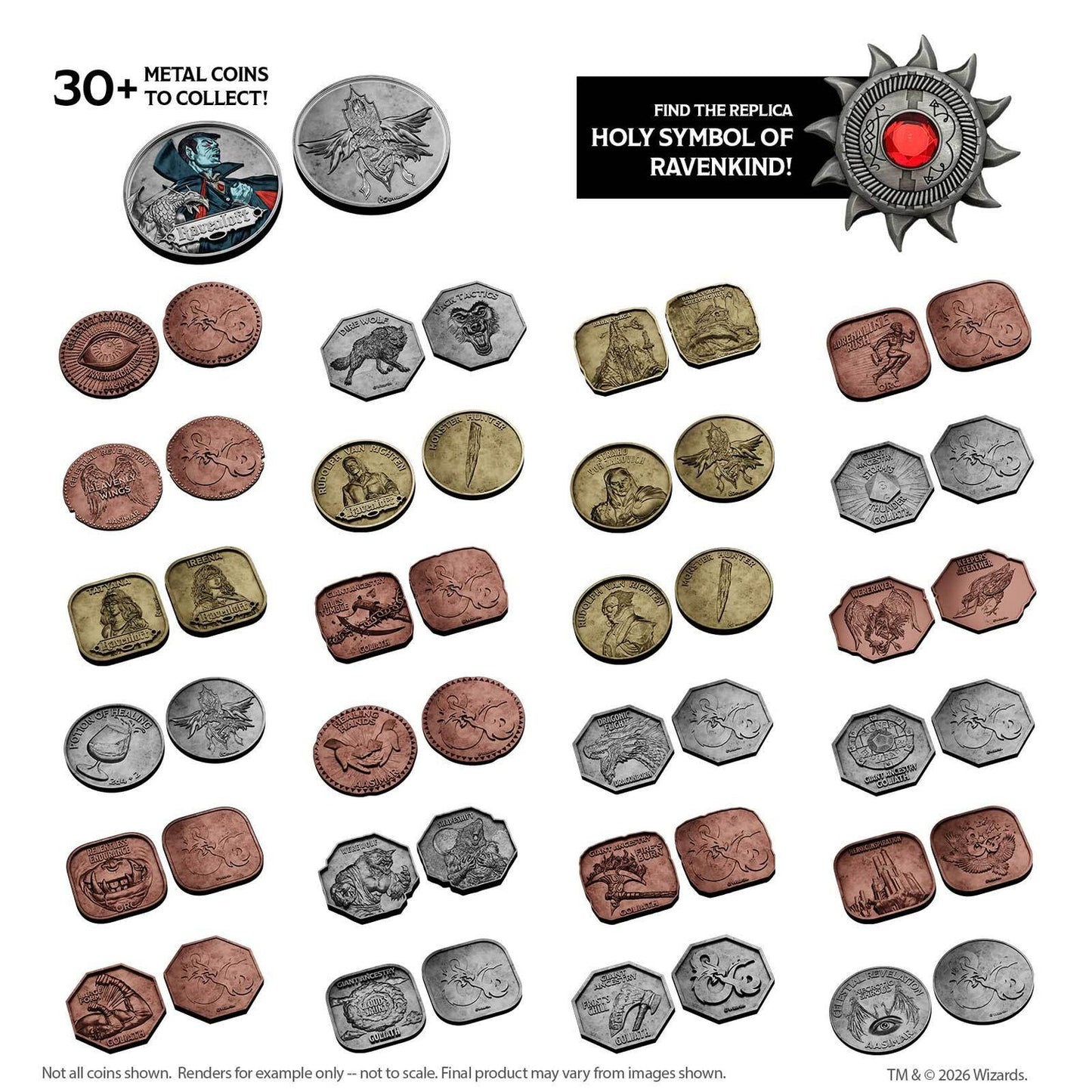 DND Ravenloft: Castle Ravenloft Treasure Pack