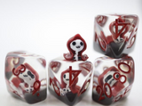 Foam Brain - Red Reaper RPG Dice Set