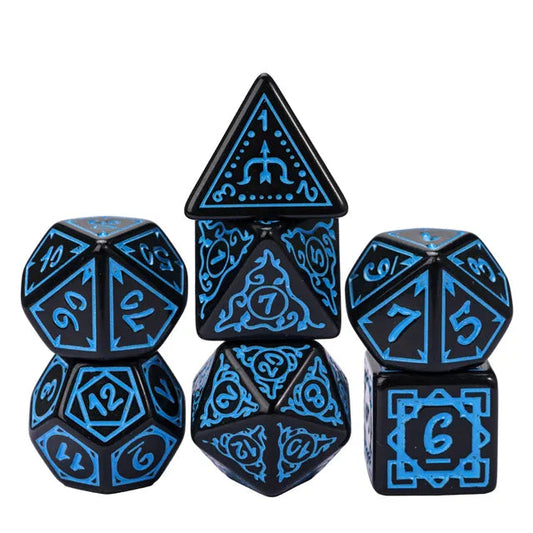 Foam Brain - Cryptic Knots: Ocean RPG Dice Set