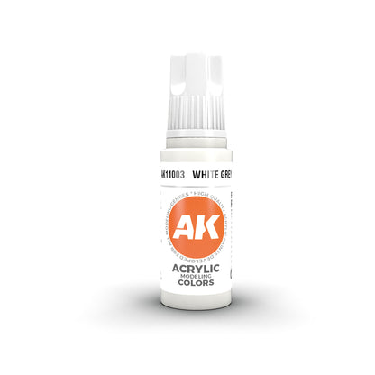 AK Interactive 3G Acrylic Paint: White Grey