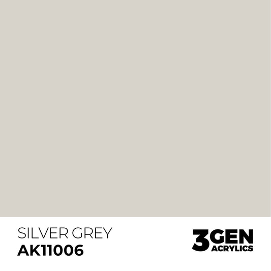 AK Interactive 3G Acrylic Paint: Silver Grey