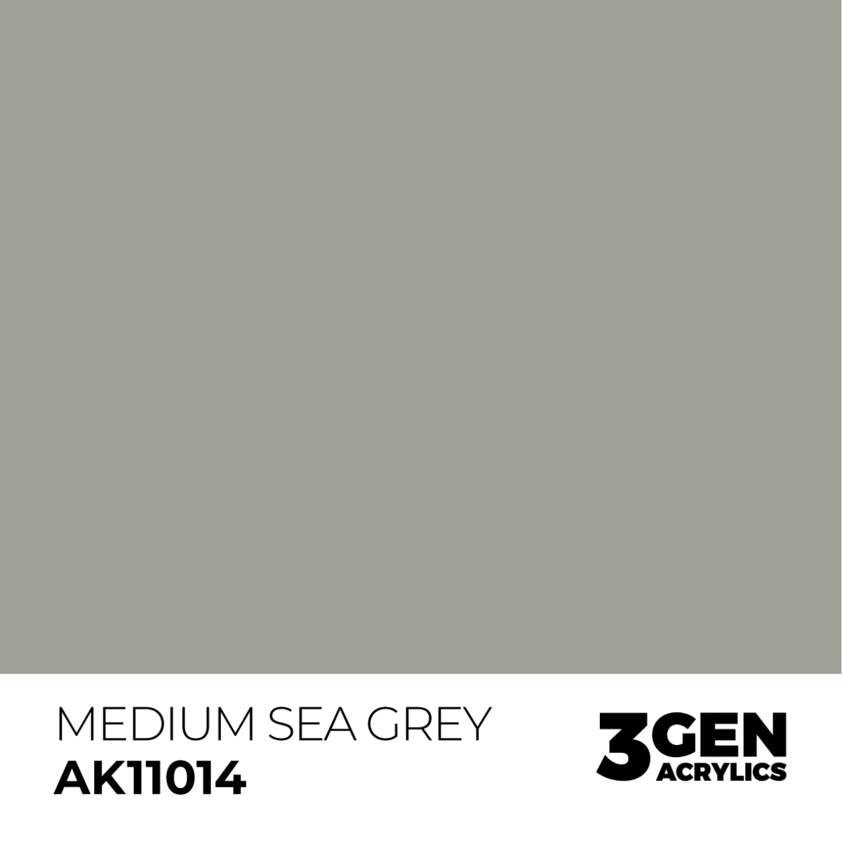 AK Interactive 3G Acrylic Paint: Medium Sea Grey
