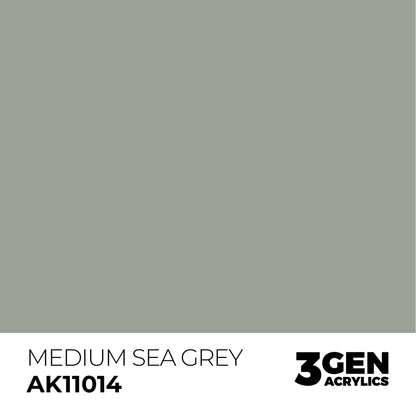 AK Interactive 3G Acrylic Paint: Medium Sea Grey