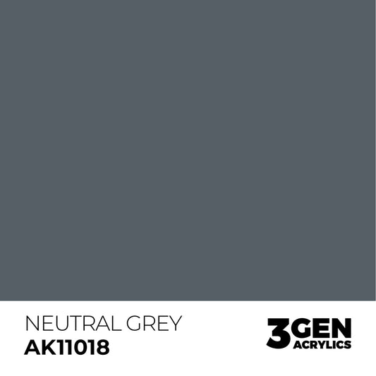 AK Interactive 3G Acrylic Paint: Neutral Grey
