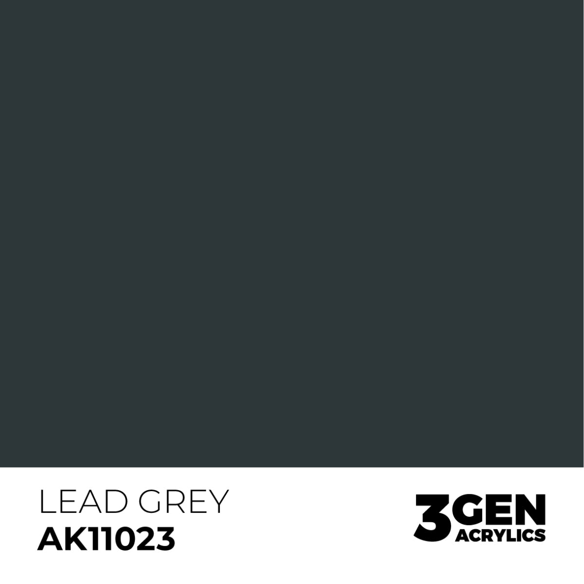 AK Interactive 3G Acrylic Paint: Lead Grey