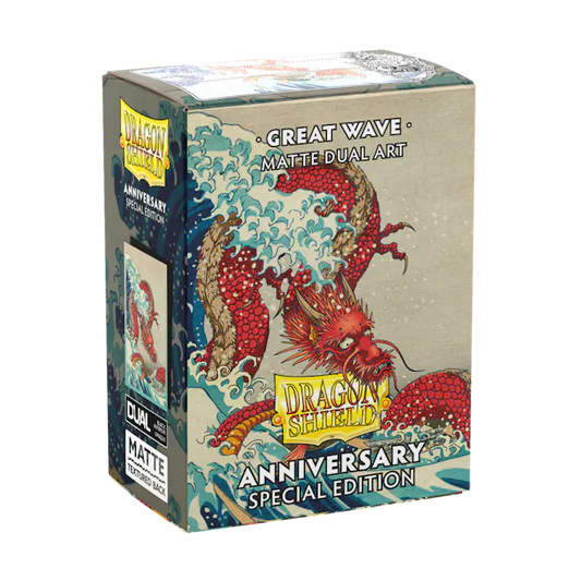 Dragon Shield - 25th Anniversary Special Edition: Great Wave Matte Dual Sleeves (100)