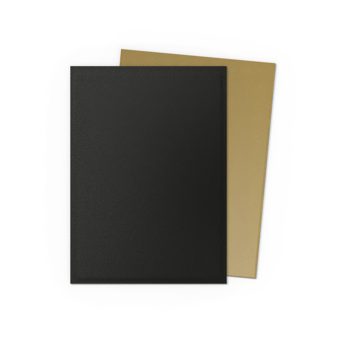 Dragon Shield - Dual Matte Black and Gold Sleeves (100ct)