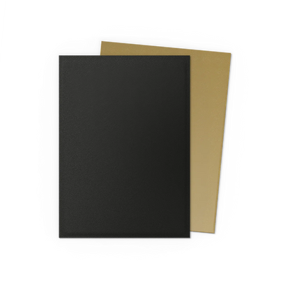 Dragon Shield - Dual Matte Black and Gold Sleeves (100ct)