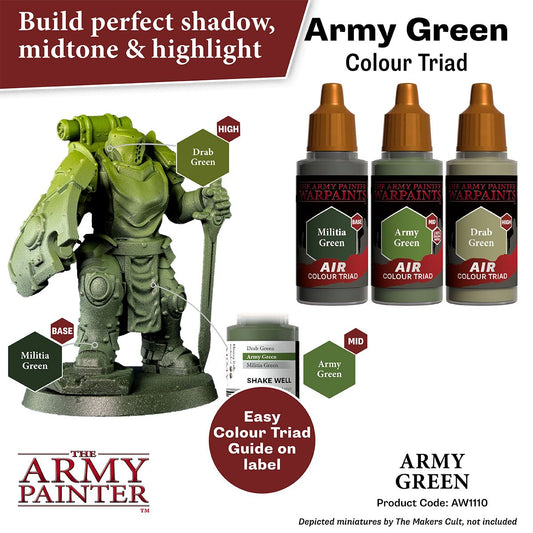 The Army Painter - Air Colour Triad Army Green