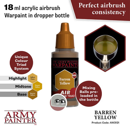 The Army Painter - Air Colour Triad Barren Yellow