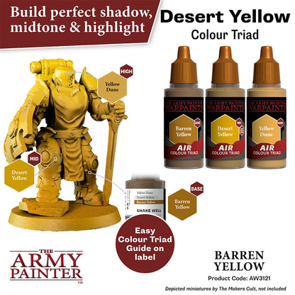 The Army Painter - Air Colour Triad Barren Yellow