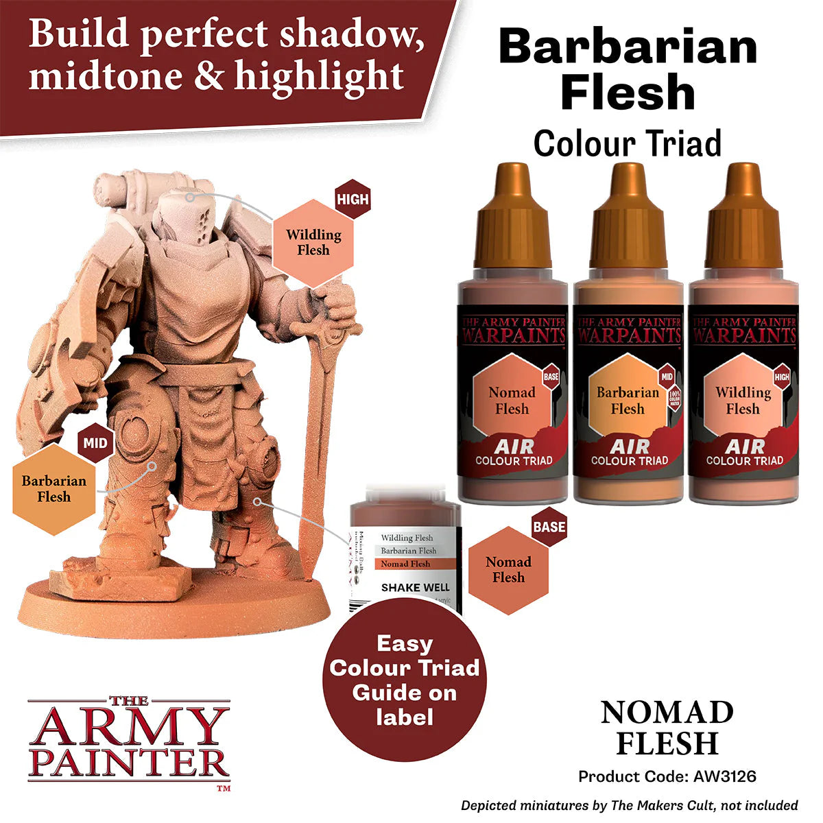 The Army Painter - Air Colour Triad Nomad Flesh