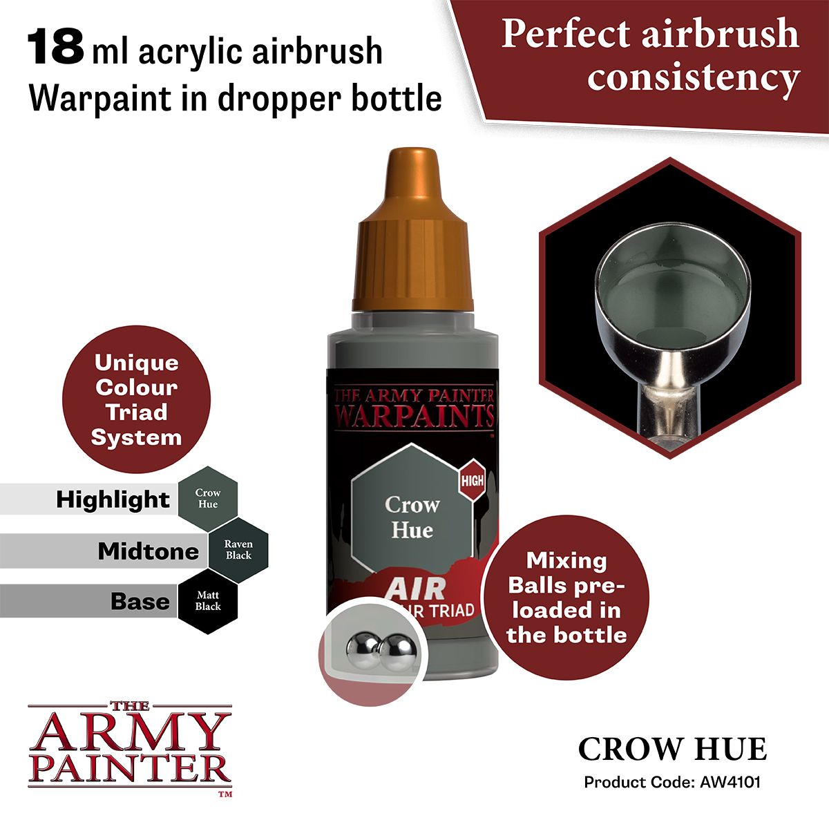 The Army Painter - Air Color Triad Crow Hue
