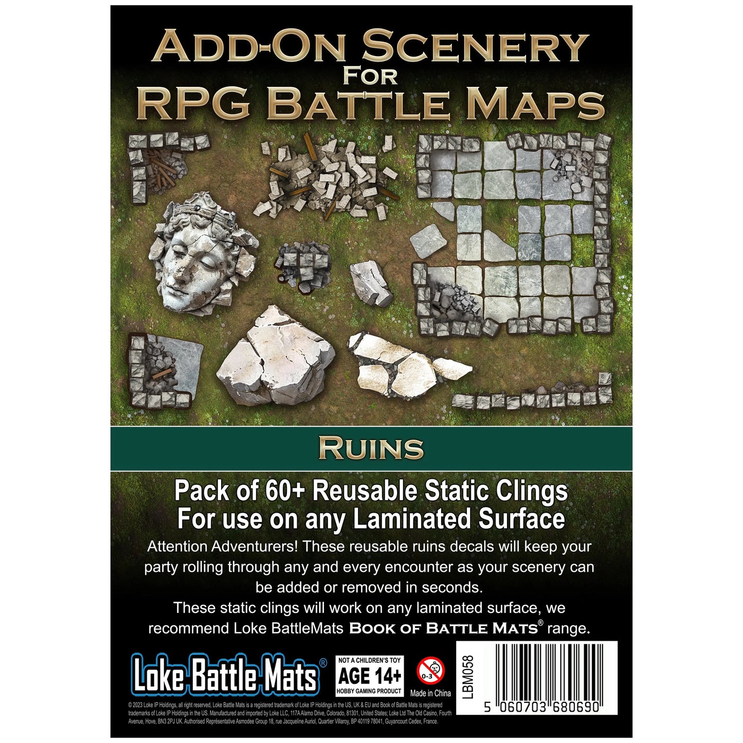 Add On Scenery for RPG Maps: Ruins