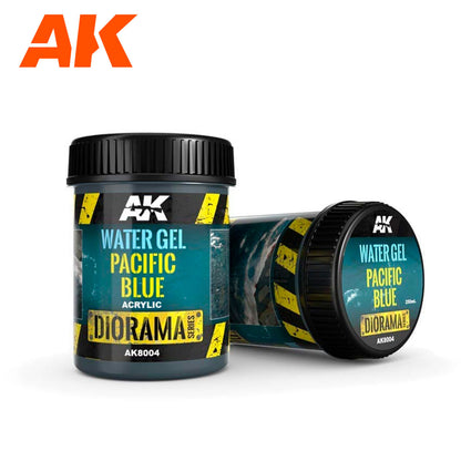 AK Interactive -  Water Gel, Pacific Blue - 250ml