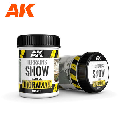 AK Interactive Terrains Snow - 250ml (Acrylic)