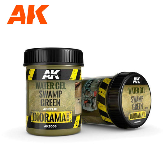AK Interactive - Water Gel, Swamp Green - 250ml